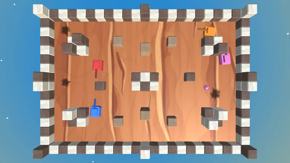 Lumber Yard arena from above